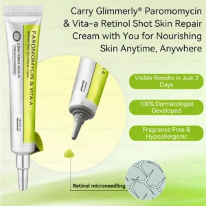 ✨✨𝐺𝑙𝑖𝑚𝑚𝑒𝑟𝑙𝑦® 𝑃𝑎𝑟𝑜𝑚𝑜𝑚𝑦𝑐𝑖𝑛 & 𝑉𝑖𝑡𝑎-𝑎 𝑅𝑒𝑡𝑖𝑛𝑜𝑙 𝑆ℎ𝑜𝑡 𝑆𝑘𝑖𝑛 𝑅𝑒𝑝𝑎𝑖𝑟 𝐶𝑟𝑒𝑎𝑚（𝐖𝐢𝐭𝐡 𝐋𝐢𝐪𝐮𝐢𝐝 𝐌𝐢𝐜𝐫𝐨𝐧𝐞𝐞𝐝𝐥𝐞𝐬, 𝐆𝐞𝐧𝐭𝐥𝐲 𝐆𝐞𝐭𝐬 𝐑𝐢𝐝 𝐎𝐟 𝐖𝐚𝐫𝐭𝐬, 𝐌𝐨𝐥𝐞𝐬, 𝐀𝐠𝐞 𝐒𝐩𝐨𝐭𝐬, 𝐀𝐧𝐝 𝐒𝐤𝐢𝐧 𝐓𝐚𝐠𝐬 ）