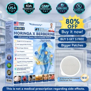 OFFICIAL
    BRAND
  
  𝑶𝒇𝒇𝒊𝒄𝒊𝒂𝒍 𝑺𝒕𝒐𝒓𝒆  | 💚 𝑮𝒍𝒊𝒎𝒎𝒆𝒓𝒍𝒚® 𝑴𝒐𝒓𝒊𝒏𝒈𝒂 & 𝑩𝒆𝒓𝒃𝒆𝒓𝒊𝒏𝒆 10-𝑰𝑵-1 𝑨𝒅𝒗𝒂𝒏𝒄𝒆𝒅 𝑵𝒂𝒏𝒐 𝑴𝒊𝒄𝒓𝒐𝒏𝒆𝒆𝒅𝒍𝒆 𝑷𝒂𝒕𝒄𝒉 (𝐎𝐧𝐜𝐞 𝐃𝐚𝐢𝐥𝐲, 𝐯𝐢𝐬𝐢𝐛𝐥𝐞 𝐜𝐡𝐚𝐧𝐠𝐞𝐬 𝐢𝐧 𝟕 𝐝𝐚𝐲𝐬）✅ 𝐎𝐛𝐞𝐬𝐢𝐭𝐲, 𝐃𝐢𝐚𝐛𝐞𝐭𝐞𝐬, 𝐒𝐥𝐞𝐞𝐩 𝐀𝐩𝐧𝐞𝐚, 𝐀𝐧𝐝 𝐉𝐨𝐢𝐧𝐭 𝐈𝐬𝐬𝐮𝐞𝐬